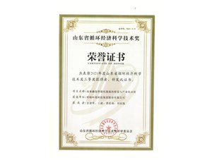 熱烈祝賀明碩環(huán)境集團獲得2021年度山東省循環(huán)經(jīng)濟科學技術獎三等獎